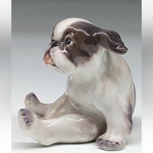 Dahl Jensen Dog Figurine Pekingese Puppy 1134 Royal Copenhagen - Picture 2 of 2